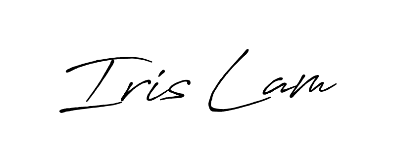 Design your own signature with our free online signature maker. With this signature software, you can create a handwritten (Antro_Vectra_Bolder) signature for name Iris Lam. Iris Lam signature style 7 images and pictures png