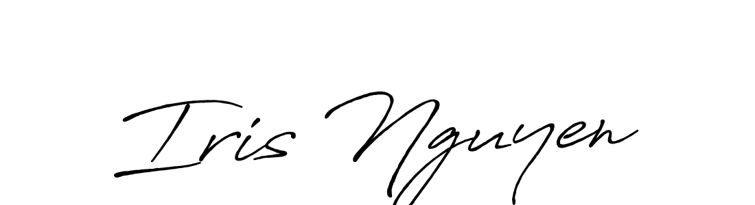 Also we have Iris Nguyen name is the best signature style. Create professional handwritten signature collection using Antro_Vectra_Bolder autograph style. Iris Nguyen signature style 7 images and pictures png