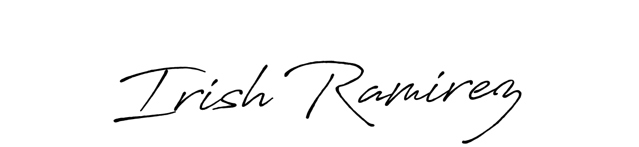 Make a beautiful signature design for name Irish Ramirez. Use this online signature maker to create a handwritten signature for free. Irish Ramirez signature style 7 images and pictures png