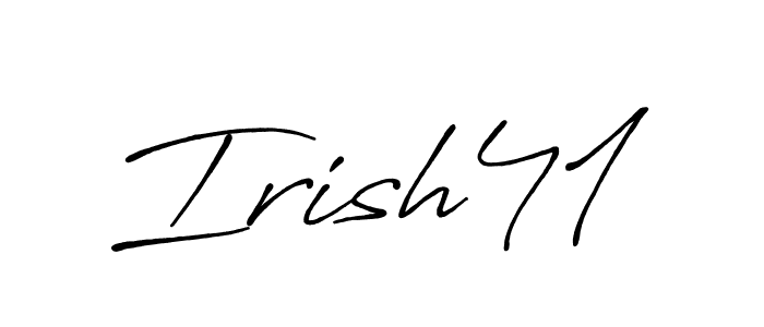 You can use this online signature creator to create a handwritten signature for the name Irish41. This is the best online autograph maker. Irish41 signature style 7 images and pictures png