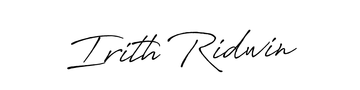 Antro_Vectra_Bolder is a professional signature style that is perfect for those who want to add a touch of class to their signature. It is also a great choice for those who want to make their signature more unique. Get Irith Ridwin name to fancy signature for free. Irith Ridwin signature style 7 images and pictures png