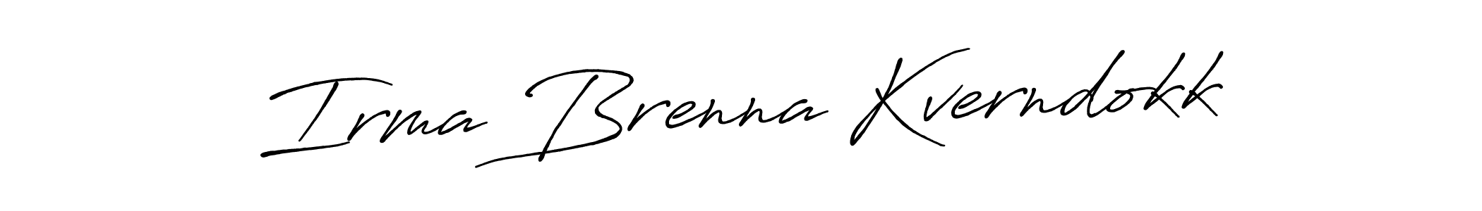 It looks lik you need a new signature style for name Irma Brenna Kverndokk. Design unique handwritten (Antro_Vectra_Bolder) signature with our free signature maker in just a few clicks. Irma Brenna Kverndokk signature style 7 images and pictures png