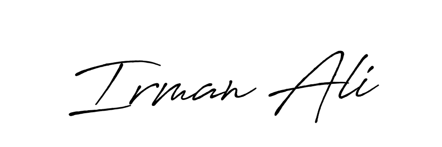 This is the best signature style for the Irman Ali name. Also you like these signature font (Antro_Vectra_Bolder). Mix name signature. Irman Ali signature style 7 images and pictures png