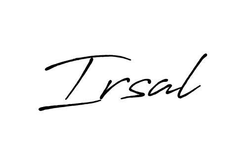 You can use this online signature creator to create a handwritten signature for the name Irsal. This is the best online autograph maker. Irsal signature style 7 images and pictures png