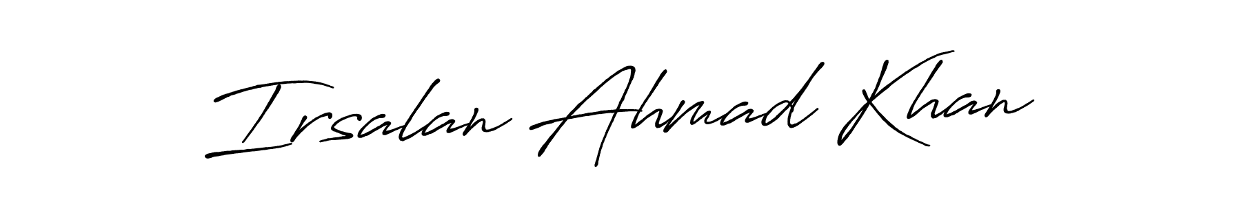 It looks lik you need a new signature style for name Irsalan Ahmad Khan. Design unique handwritten (Antro_Vectra_Bolder) signature with our free signature maker in just a few clicks. Irsalan Ahmad Khan signature style 7 images and pictures png