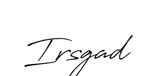 Make a beautiful signature design for name Irsgad. Use this online signature maker to create a handwritten signature for free. Irsgad signature style 7 images and pictures png