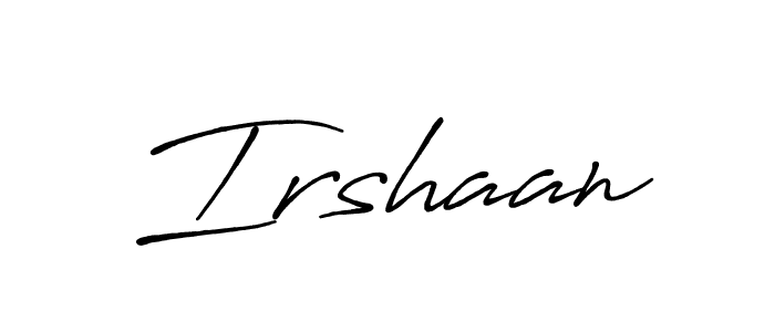 Once you've used our free online signature maker to create your best signature Antro_Vectra_Bolder style, it's time to enjoy all of the benefits that Irshaan name signing documents. Irshaan signature style 7 images and pictures png