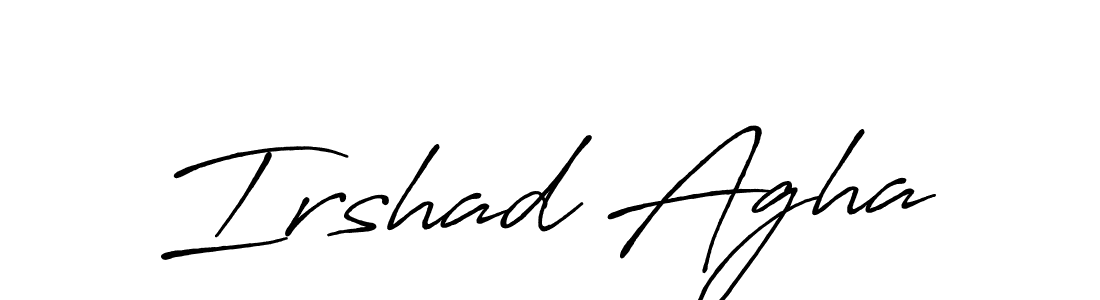Make a beautiful signature design for name Irshad Agha. Use this online signature maker to create a handwritten signature for free. Irshad Agha signature style 7 images and pictures png