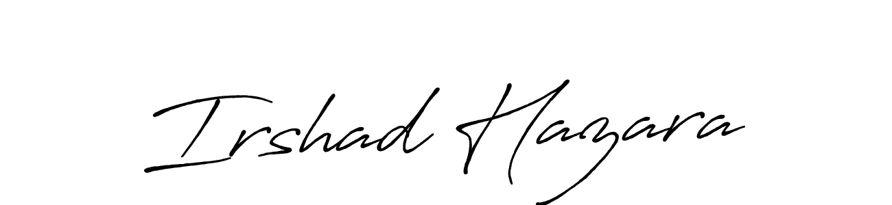 It looks lik you need a new signature style for name Irshad Hazara. Design unique handwritten (Antro_Vectra_Bolder) signature with our free signature maker in just a few clicks. Irshad Hazara signature style 7 images and pictures png