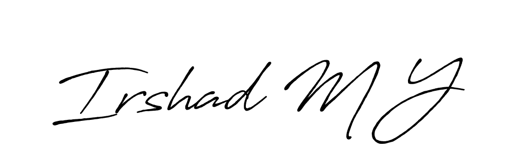Here are the top 10 professional signature styles for the name Irshad M Y. These are the best autograph styles you can use for your name. Irshad M Y signature style 7 images and pictures png