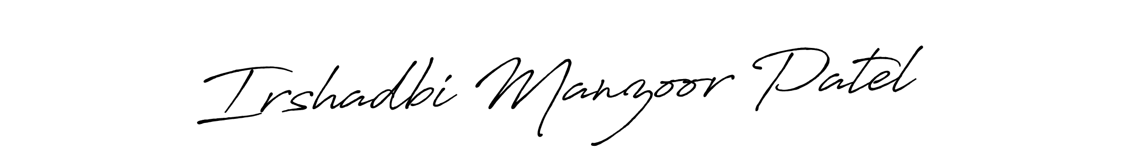 See photos of Irshadbi Manzoor Patel official signature by Spectra . Check more albums & portfolios. Read reviews & check more about Antro_Vectra_Bolder font. Irshadbi Manzoor Patel signature style 7 images and pictures png