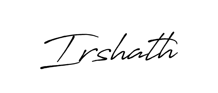Make a short Irshath signature style. Manage your documents anywhere anytime using Antro_Vectra_Bolder. Create and add eSignatures, submit forms, share and send files easily. Irshath signature style 7 images and pictures png