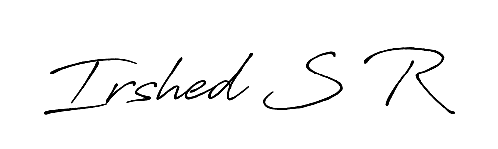 Make a beautiful signature design for name Irshed S R. Use this online signature maker to create a handwritten signature for free. Irshed S R signature style 7 images and pictures png