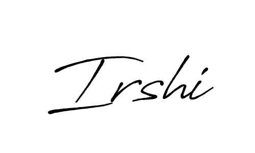 Here are the top 10 professional signature styles for the name Irshi. These are the best autograph styles you can use for your name. Irshi signature style 7 images and pictures png