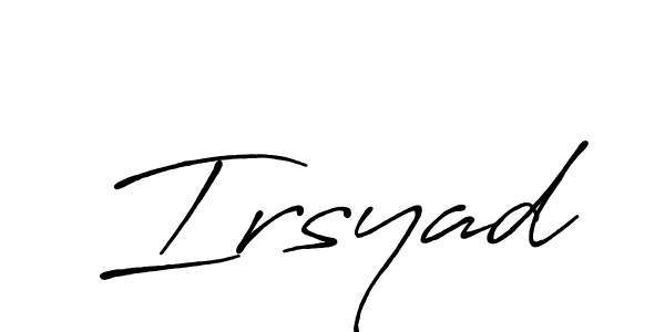 Here are the top 10 professional signature styles for the name Irsyad. These are the best autograph styles you can use for your name. Irsyad signature style 7 images and pictures png