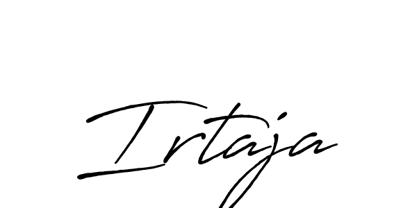 Also we have Irtaja name is the best signature style. Create professional handwritten signature collection using Antro_Vectra_Bolder autograph style. Irtaja signature style 7 images and pictures png