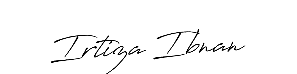 Once you've used our free online signature maker to create your best signature Antro_Vectra_Bolder style, it's time to enjoy all of the benefits that Irtiza Ibnan name signing documents. Irtiza Ibnan signature style 7 images and pictures png