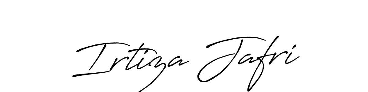 How to make Irtiza Jafri signature? Antro_Vectra_Bolder is a professional autograph style. Create handwritten signature for Irtiza Jafri name. Irtiza Jafri signature style 7 images and pictures png