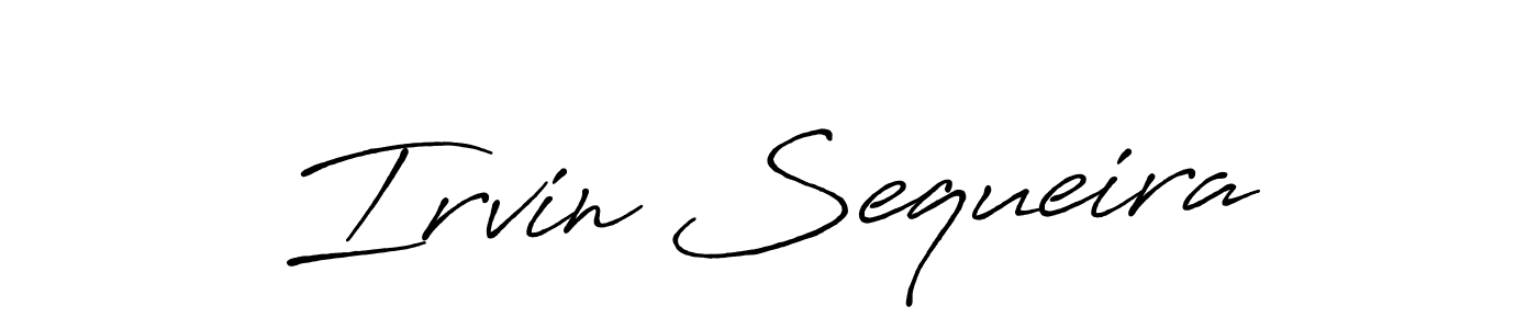 Best and Professional Signature Style for Irvin Sequeira. Antro_Vectra_Bolder Best Signature Style Collection. Irvin Sequeira signature style 7 images and pictures png