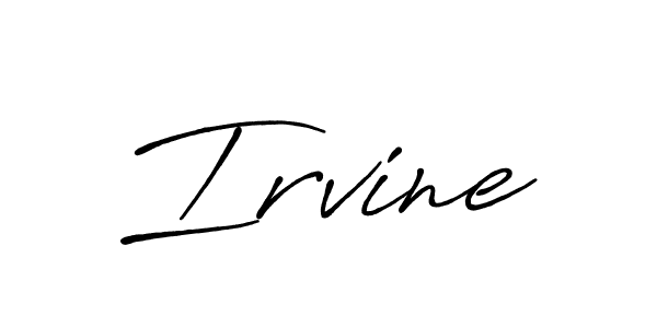 Also we have Irvine name is the best signature style. Create professional handwritten signature collection using Antro_Vectra_Bolder autograph style. Irvine signature style 7 images and pictures png