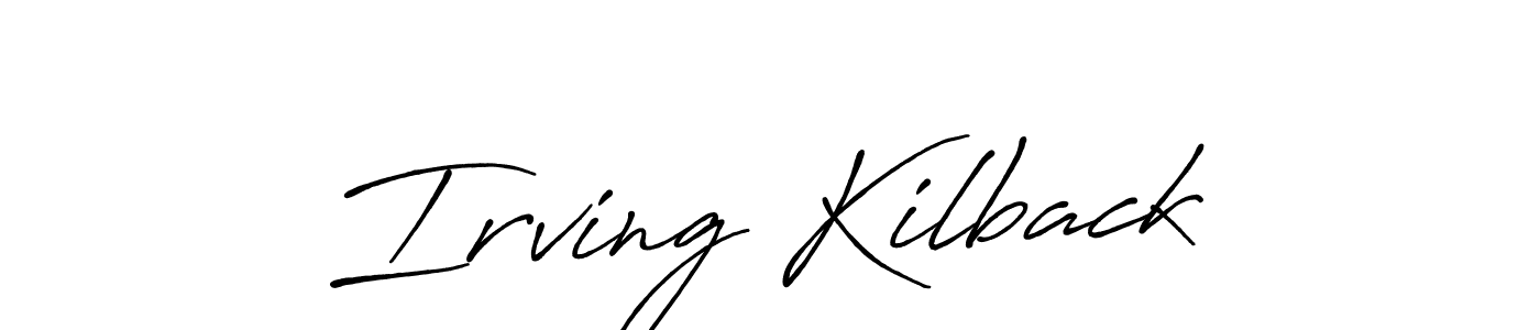 Also You can easily find your signature by using the search form. We will create Irving Kilback name handwritten signature images for you free of cost using Antro_Vectra_Bolder sign style. Irving Kilback signature style 7 images and pictures png