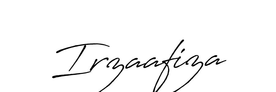 Antro_Vectra_Bolder is a professional signature style that is perfect for those who want to add a touch of class to their signature. It is also a great choice for those who want to make their signature more unique. Get Irzaafiza name to fancy signature for free. Irzaafiza signature style 7 images and pictures png