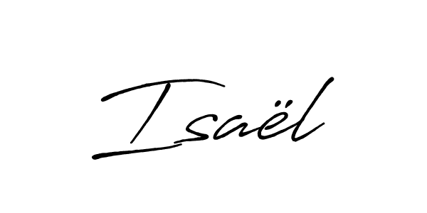 Isaël stylish signature style. Best Handwritten Sign (Antro_Vectra_Bolder) for my name. Handwritten Signature Collection Ideas for my name Isaël. Isaël signature style 7 images and pictures png