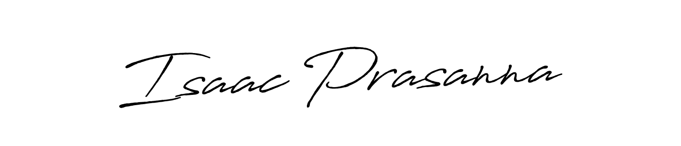 Design your own signature with our free online signature maker. With this signature software, you can create a handwritten (Antro_Vectra_Bolder) signature for name Isaac Prasanna. Isaac Prasanna signature style 7 images and pictures png