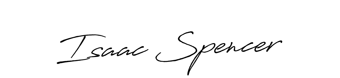 How to make Isaac Spencer name signature. Use Antro_Vectra_Bolder style for creating short signs online. This is the latest handwritten sign. Isaac Spencer signature style 7 images and pictures png