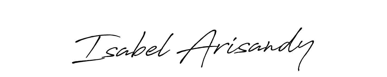 Also You can easily find your signature by using the search form. We will create Isabel Arisandy name handwritten signature images for you free of cost using Antro_Vectra_Bolder sign style. Isabel Arisandy signature style 7 images and pictures png