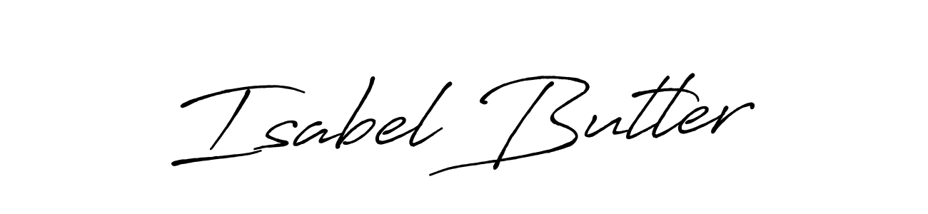 Design your own signature with our free online signature maker. With this signature software, you can create a handwritten (Antro_Vectra_Bolder) signature for name Isabel Butler. Isabel Butler signature style 7 images and pictures png