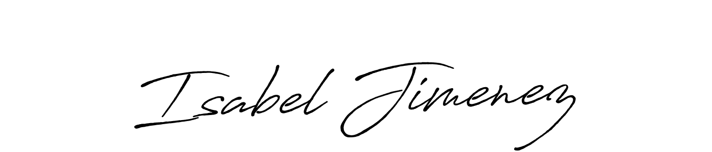 Once you've used our free online signature maker to create your best signature Antro_Vectra_Bolder style, it's time to enjoy all of the benefits that Isabel Jimenez name signing documents. Isabel Jimenez signature style 7 images and pictures png