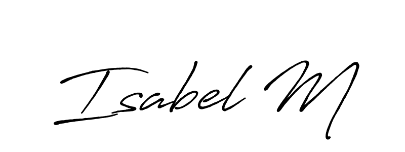 Here are the top 10 professional signature styles for the name Isabel M. These are the best autograph styles you can use for your name. Isabel M signature style 7 images and pictures png