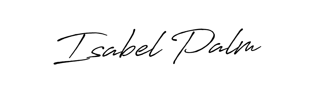 Use a signature maker to create a handwritten signature online. With this signature software, you can design (Antro_Vectra_Bolder) your own signature for name Isabel Palm. Isabel Palm signature style 7 images and pictures png