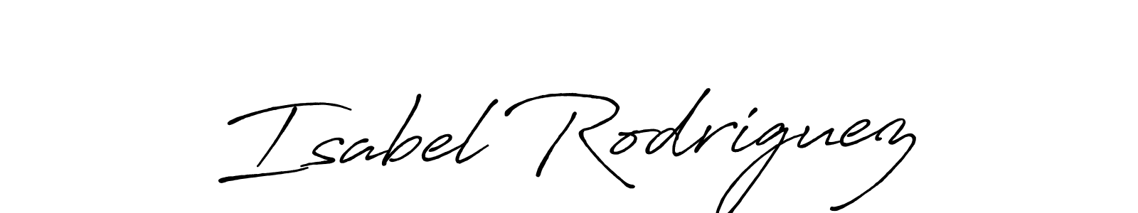 Also You can easily find your signature by using the search form. We will create Isabel Rodriguez name handwritten signature images for you free of cost using Antro_Vectra_Bolder sign style. Isabel Rodriguez signature style 7 images and pictures png