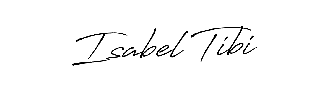 Also You can easily find your signature by using the search form. We will create Isabel Tibi name handwritten signature images for you free of cost using Antro_Vectra_Bolder sign style. Isabel Tibi signature style 7 images and pictures png