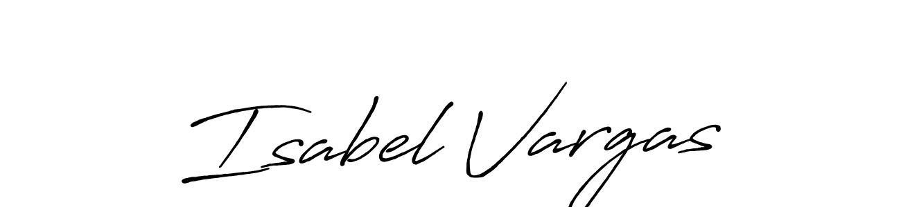 Make a beautiful signature design for name Isabel Vargas. Use this online signature maker to create a handwritten signature for free. Isabel Vargas signature style 7 images and pictures png
