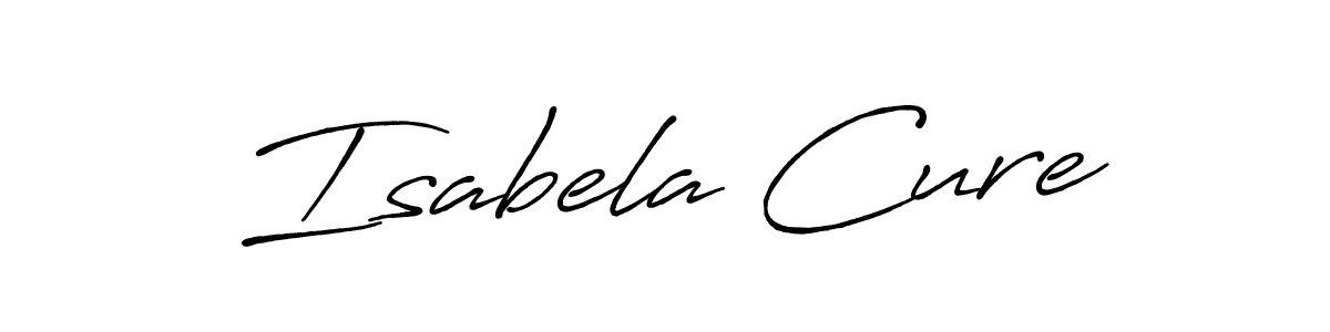 Use a signature maker to create a handwritten signature online. With this signature software, you can design (Antro_Vectra_Bolder) your own signature for name Isabela Cure. Isabela Cure signature style 7 images and pictures png
