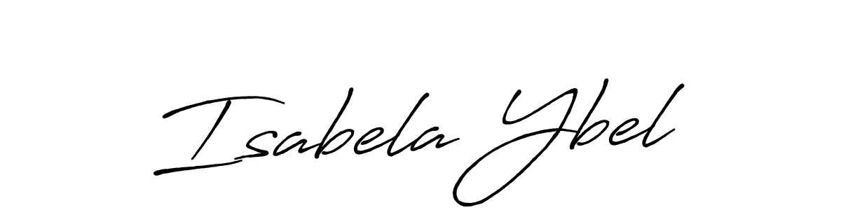 It looks lik you need a new signature style for name Isabela Ybel. Design unique handwritten (Antro_Vectra_Bolder) signature with our free signature maker in just a few clicks. Isabela Ybel signature style 7 images and pictures png