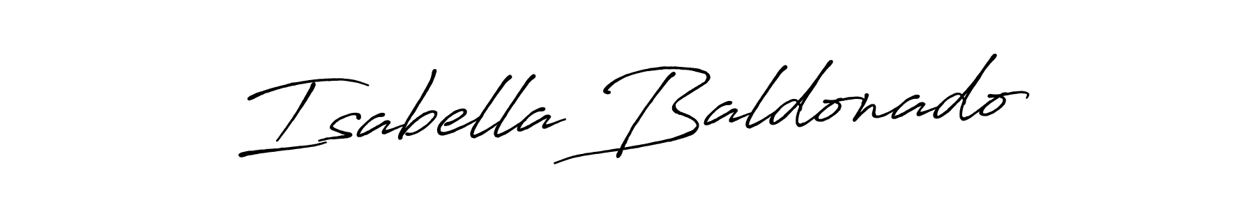 Use a signature maker to create a handwritten signature online. With this signature software, you can design (Antro_Vectra_Bolder) your own signature for name Isabella Baldonado. Isabella Baldonado signature style 7 images and pictures png