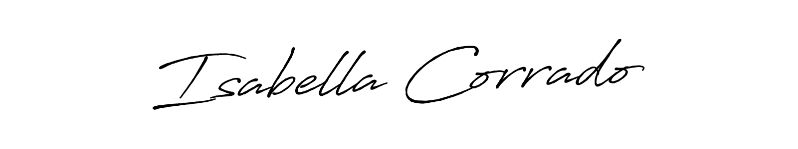 Make a short Isabella Corrado signature style. Manage your documents anywhere anytime using Antro_Vectra_Bolder. Create and add eSignatures, submit forms, share and send files easily. Isabella Corrado signature style 7 images and pictures png