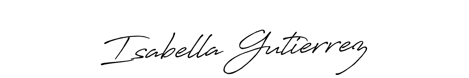 Best and Professional Signature Style for Isabella Gutierrez. Antro_Vectra_Bolder Best Signature Style Collection. Isabella Gutierrez signature style 7 images and pictures png