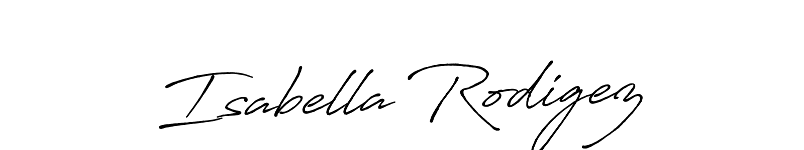 It looks lik you need a new signature style for name Isabella Rodigez. Design unique handwritten (Antro_Vectra_Bolder) signature with our free signature maker in just a few clicks. Isabella Rodigez signature style 7 images and pictures png