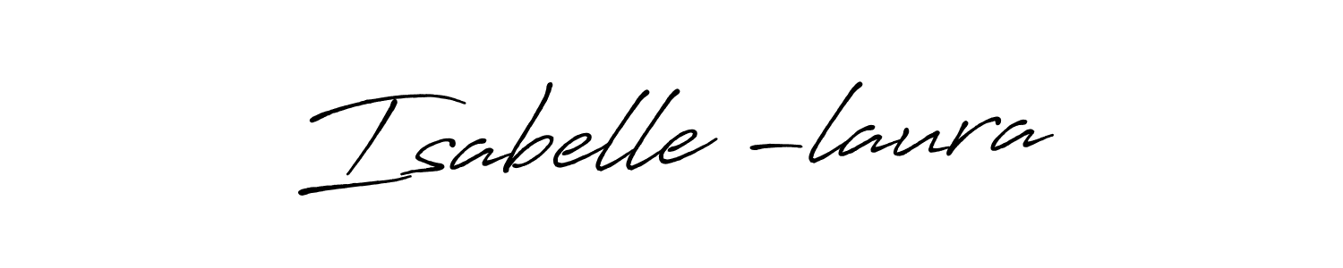 Also You can easily find your signature by using the search form. We will create Isabelle -laura name handwritten signature images for you free of cost using Antro_Vectra_Bolder sign style. Isabelle -laura signature style 7 images and pictures png