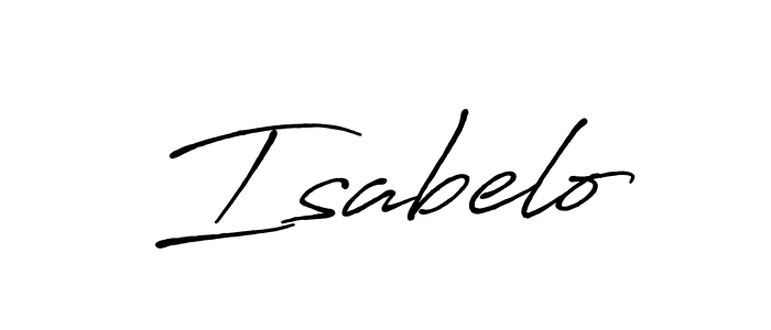 Best and Professional Signature Style for Isabelo. Antro_Vectra_Bolder Best Signature Style Collection. Isabelo signature style 7 images and pictures png