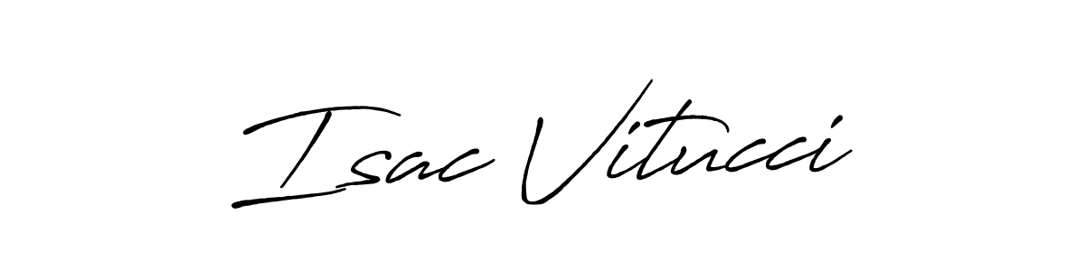 Antro_Vectra_Bolder is a professional signature style that is perfect for those who want to add a touch of class to their signature. It is also a great choice for those who want to make their signature more unique. Get Isac Vitucci name to fancy signature for free. Isac Vitucci signature style 7 images and pictures png