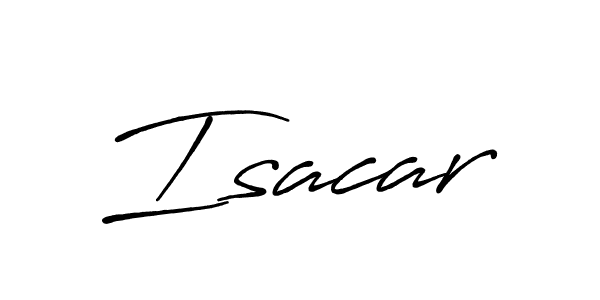 Make a beautiful signature design for name Isacar. With this signature (Antro_Vectra_Bolder) style, you can create a handwritten signature for free. Isacar signature style 7 images and pictures png