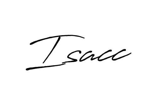 Also You can easily find your signature by using the search form. We will create Isacc name handwritten signature images for you free of cost using Antro_Vectra_Bolder sign style. Isacc signature style 7 images and pictures png