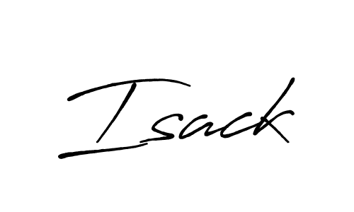 You should practise on your own different ways (Antro_Vectra_Bolder) to write your name (Isack) in signature. don't let someone else do it for you. Isack signature style 7 images and pictures png