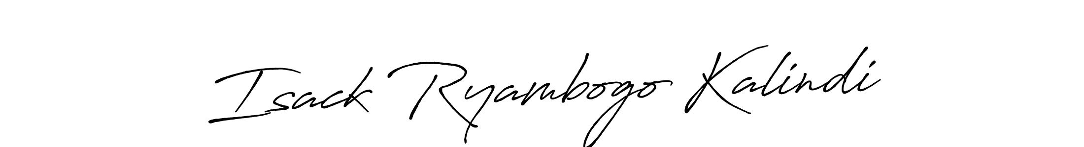 The best way (Antro_Vectra_Bolder) to make a short signature is to pick only two or three words in your name. The name Isack Ryambogo Kalindi include a total of six letters. For converting this name. Isack Ryambogo Kalindi signature style 7 images and pictures png
